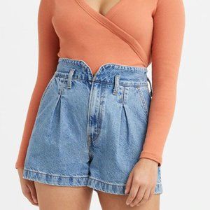 Levi's High Waisted Mom Shorts